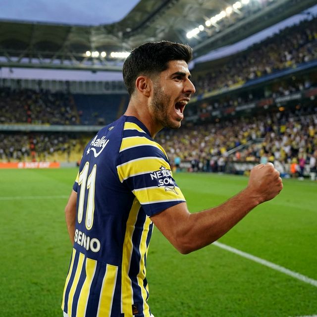 Marco Asensio in Fenerbahçe jersey
